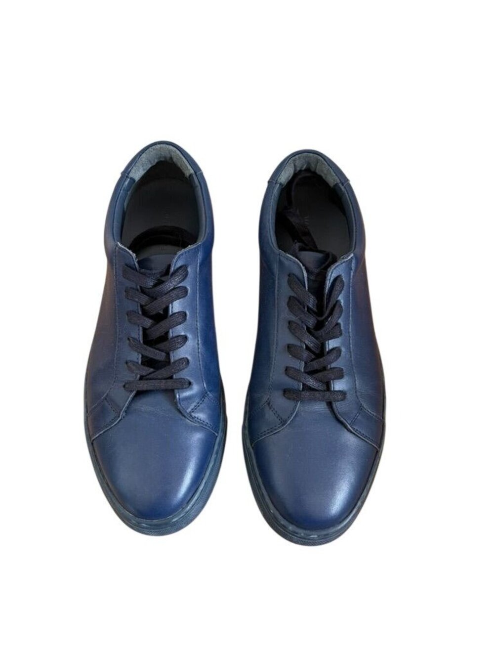 Italic Cadence Men's Leather Sneakers – Navy Blue – Made in Portugal – Size 44
